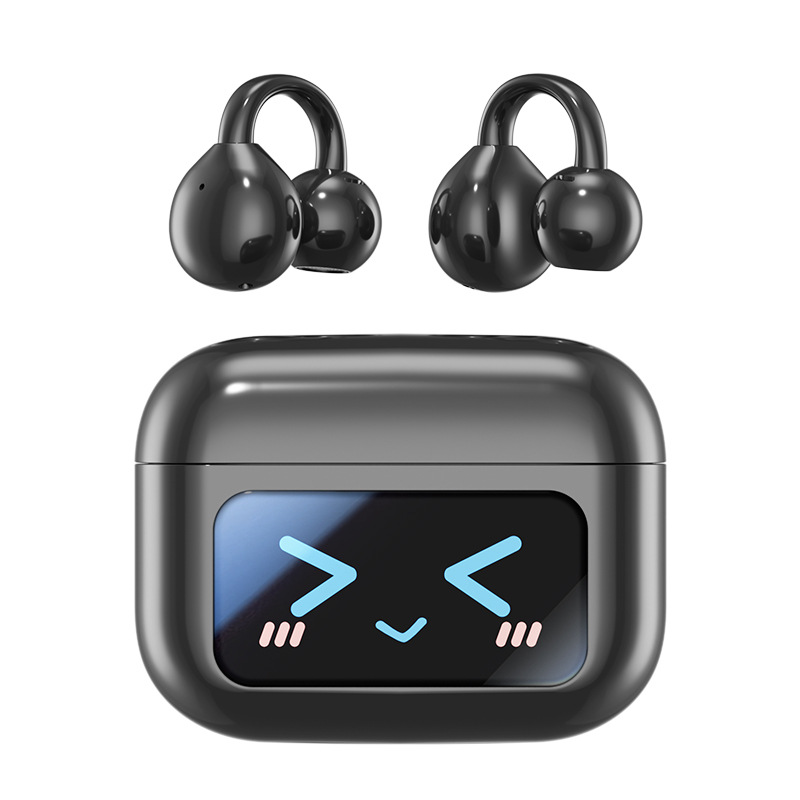 New color screen simultaneous translation Bluetooth headphones, ultra-long battery life, ear-clip wireless Bluetooth headphones with screen 5.4 factory price Item Picture