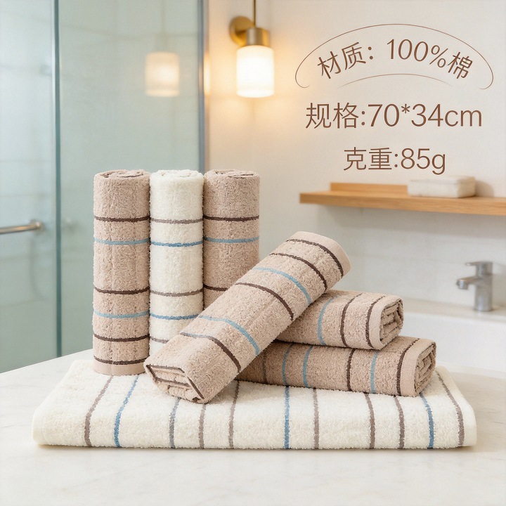 This all-cotton A-class daily necessity is A cross-border bestseller. It is comfortable, soft, absorbent and does not shed fibers