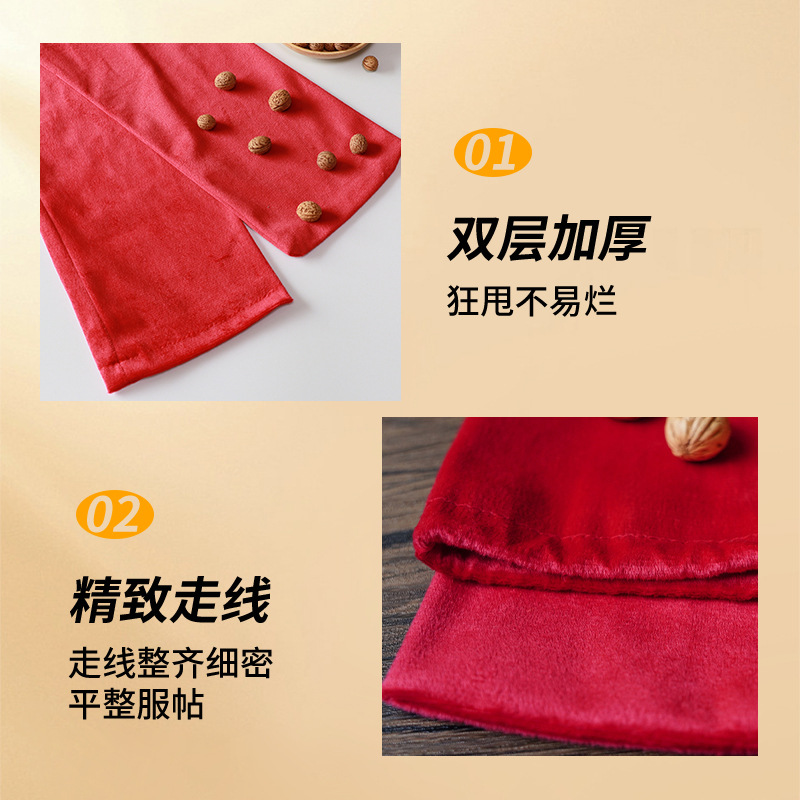 Shoulder, neck and back massage meridian patting and swinging bag health patting back walnut health patting bag manufacturer wholesale details Picture