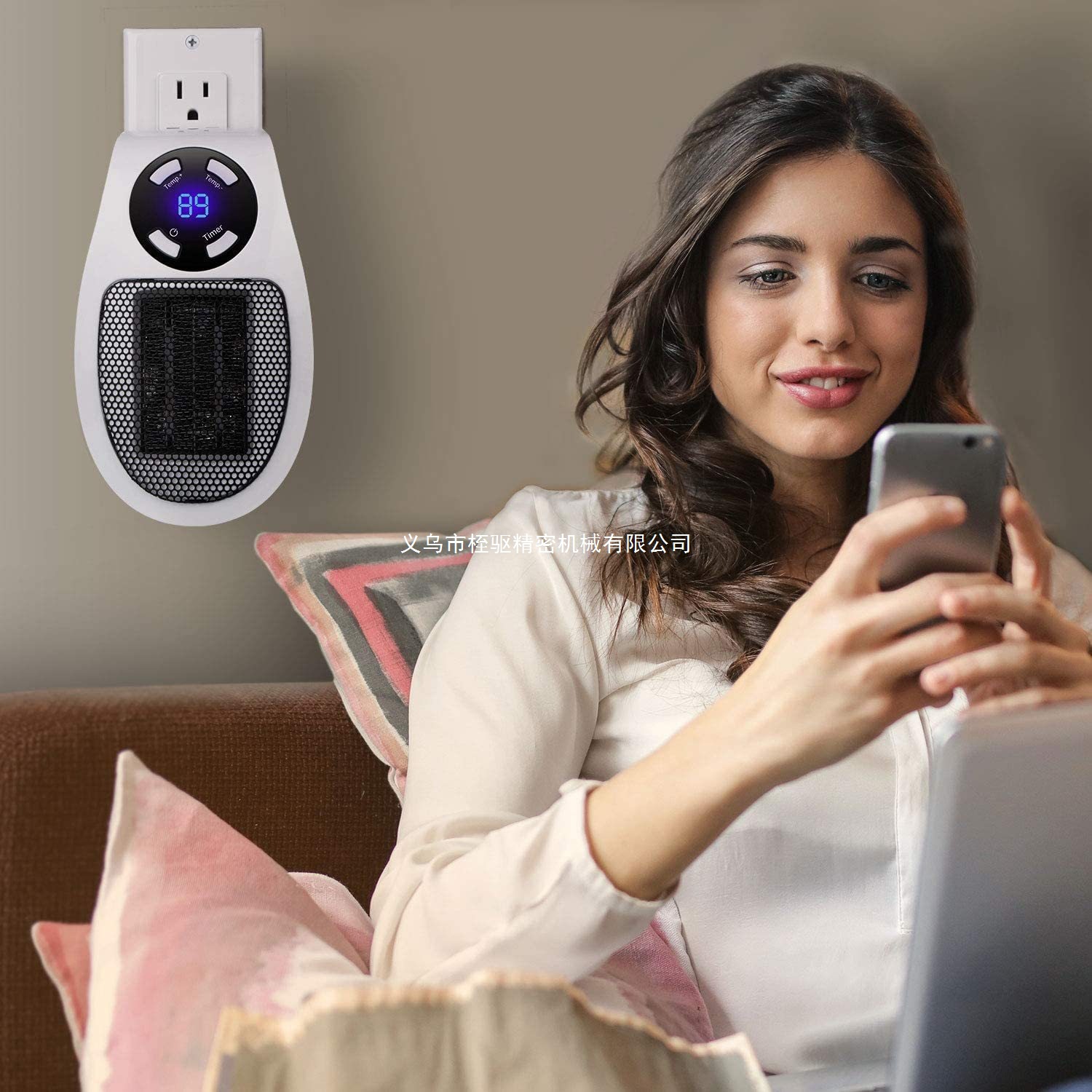 跨境小型宝马暖风机迷你热风扇速热电暖器portable heater取暖器