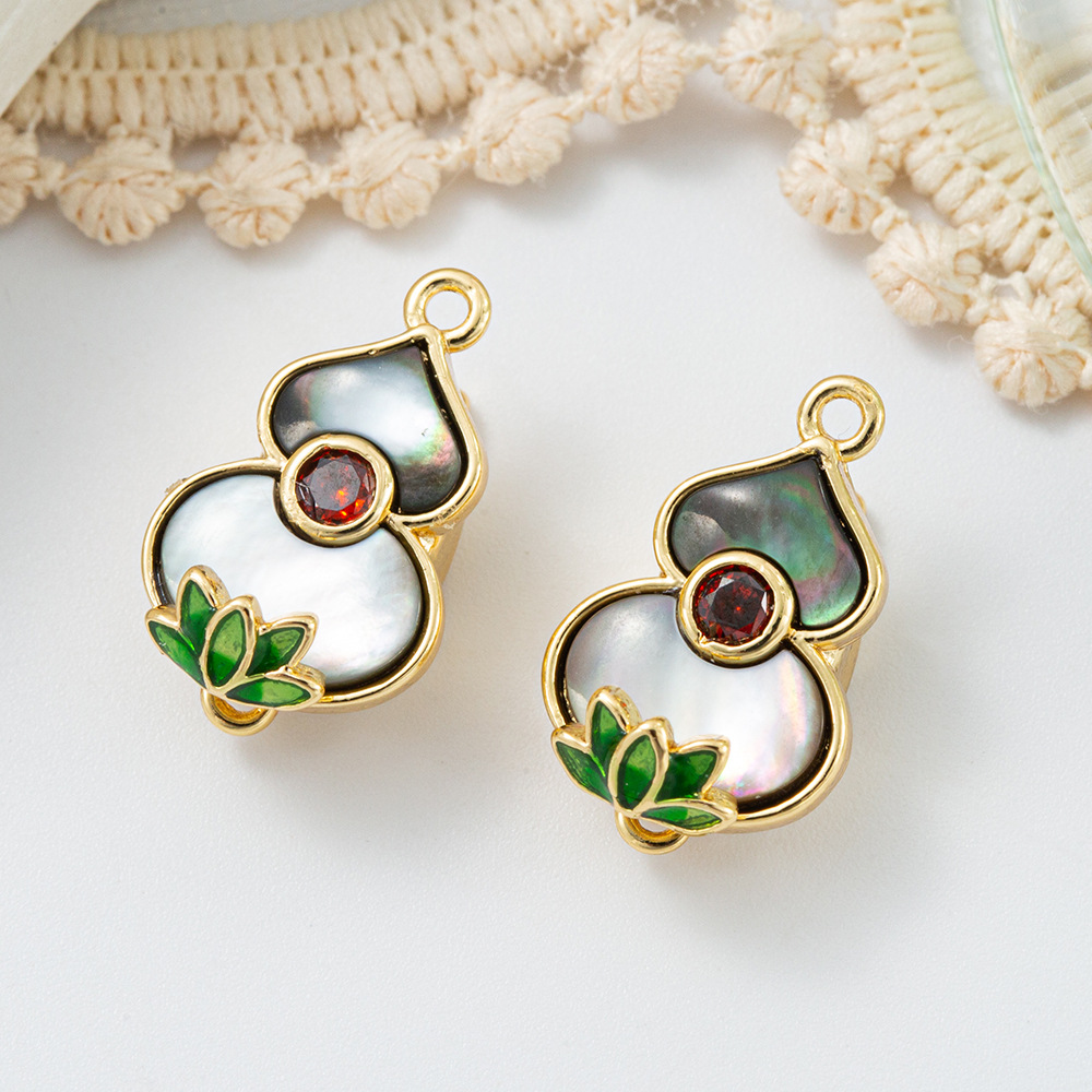 diy jewelry 18k copper-plated special-shaped ingot clasp, stick clasp, accessory clasp, special-shaped clasp, retro card clasp, special-shaped design Application Scenario