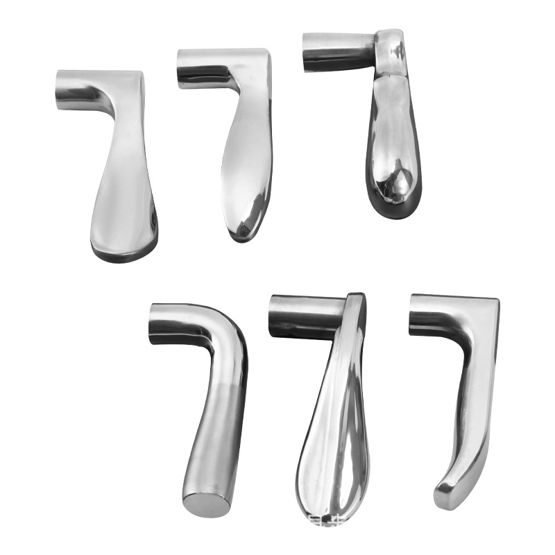 门把手手柄门锁卫生间通用型卧室家用室内房门厕所木门手把柄配件白底实物图