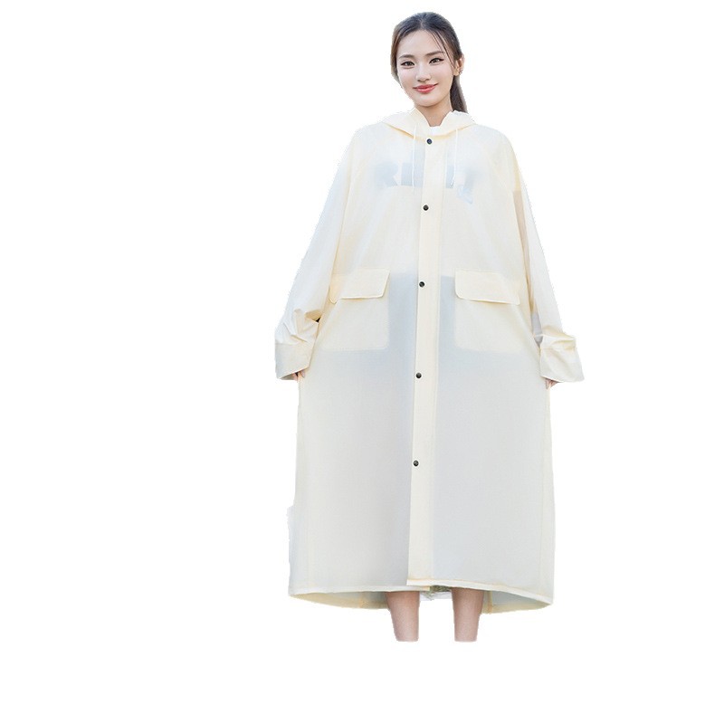 Women's long, full-body rainproof raincoat for electric bikes, men's adult outerwear, separate rider and bike, electric bike raincoat Item Picture