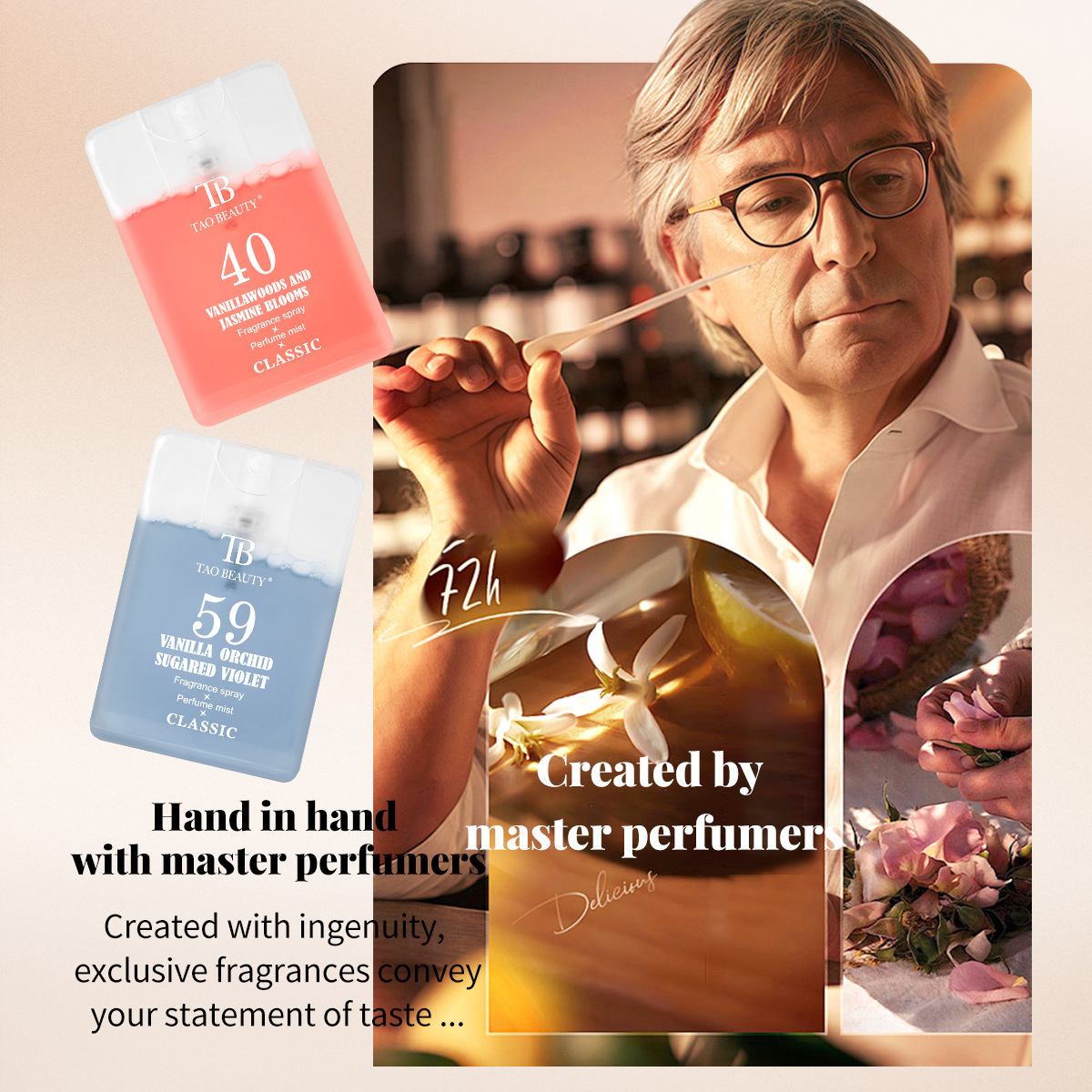 女士香水实物图