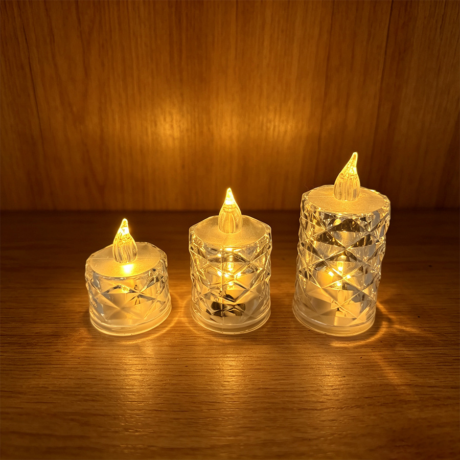New Year LED electronic candle lights, birthday proposal, indoor room scene atmosphere decoration props, decorative lights