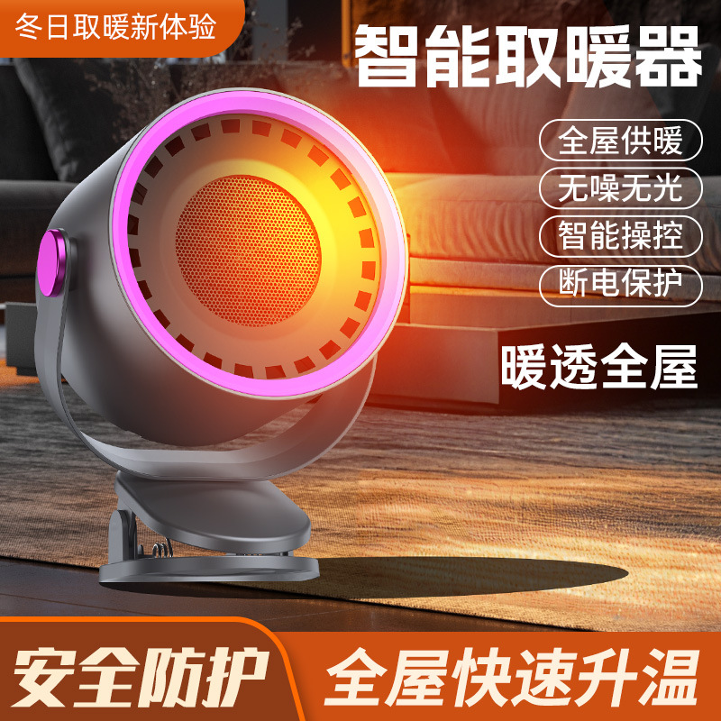 Cross-border new model warm air blower, small desktop, small sun, winter household heater, office, bedroom, dormitory wholesale M142 Specification image