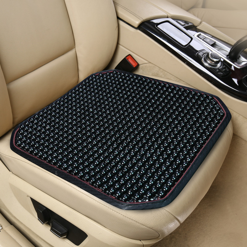 Factory direct supply of car seat cushions, summer backrest coolers, lumbar support cushions, ventilated and breathable wood beads, all-season compatible seat cushions details Picture