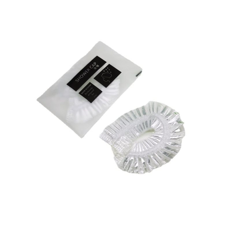 淋浴篮/淋浴器收纳架/塑料浴帽/化疗帽/浴帽白底实物图