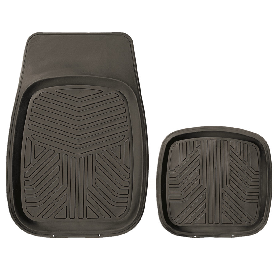 汽车脚垫防滑纹路西瓜盆设计通用脚垫耐脏耐用无异味pvc脚垫批发