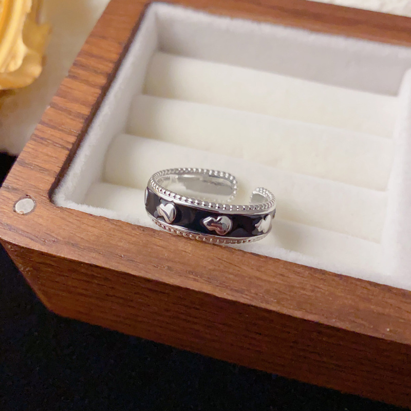 New Chinese-style fashionable retro new Chinese-style red gourd open ring, real gold electroplated adjustable fortune ring wholesale details Picture