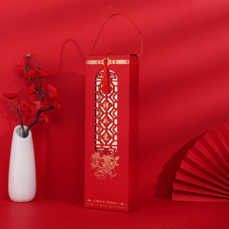 2026广告对联定制马年专版植绒烫金高档春联定做福字大礼包印logo细节图