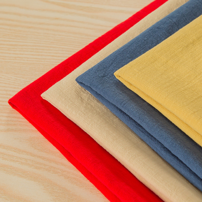 纯棉20*60水洗棉竹节棉绉布砂洗儿童马甲衬衫休闲面料现货供产品图