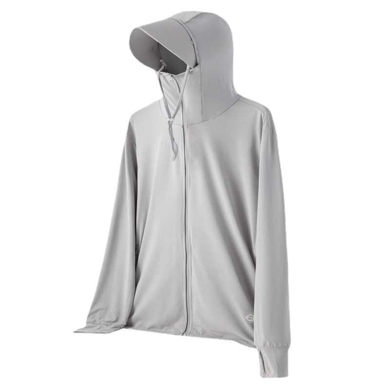 防晒冰丝/防晒衣/防嗮服/防晒/防晒服白底实物图