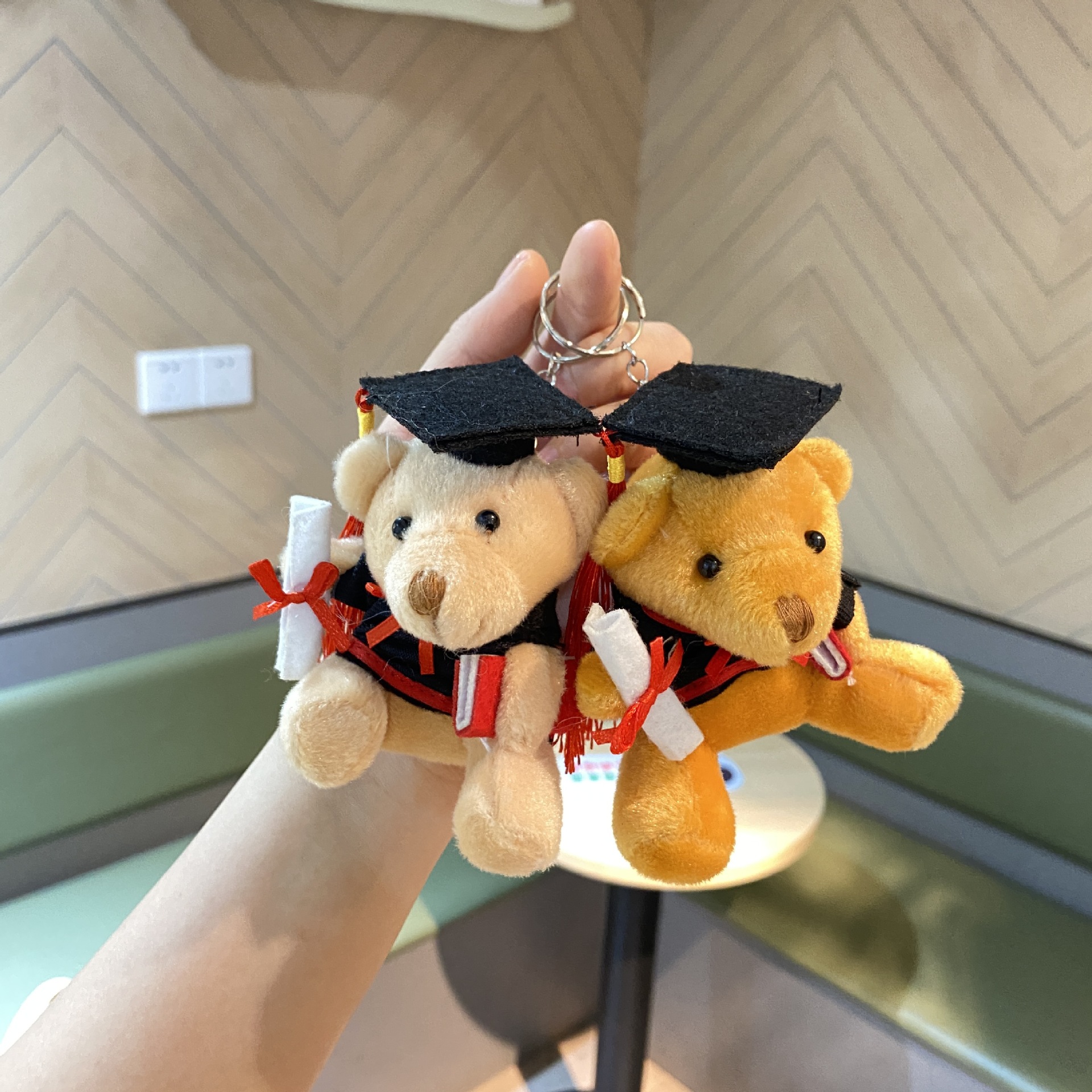 Doctor Bear pp cotton dolls, children's dolls, girls' bags, pendants, plush keychains, accessories, portable pendants Specification image