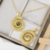 Wholesale of new cross-border European and American ocean beach oil-dripping conch vacation style pendant necklace accessories, versatile collarbone chain Application Scenario
