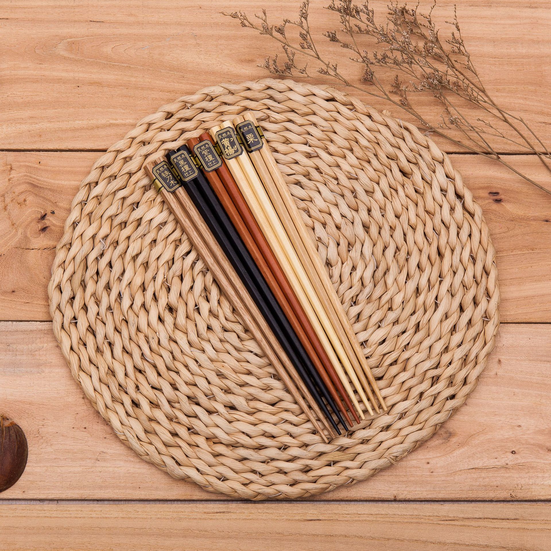 Wooden chopsticks, Japanese chopsticks, five-wood chopsticks Specification image