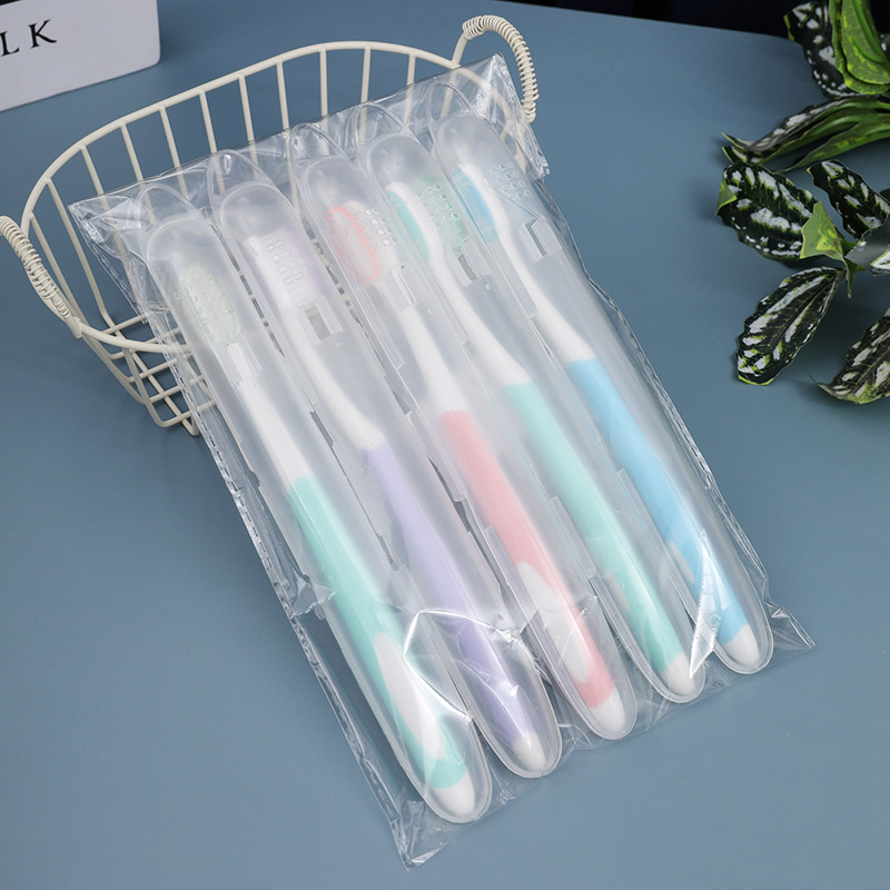 Private domain live streaming supply of American soft-bristled toothbrushes for dental hospitals and clinics. Individually packaged 5 durable toothbrushes for gum protection Application Scenario