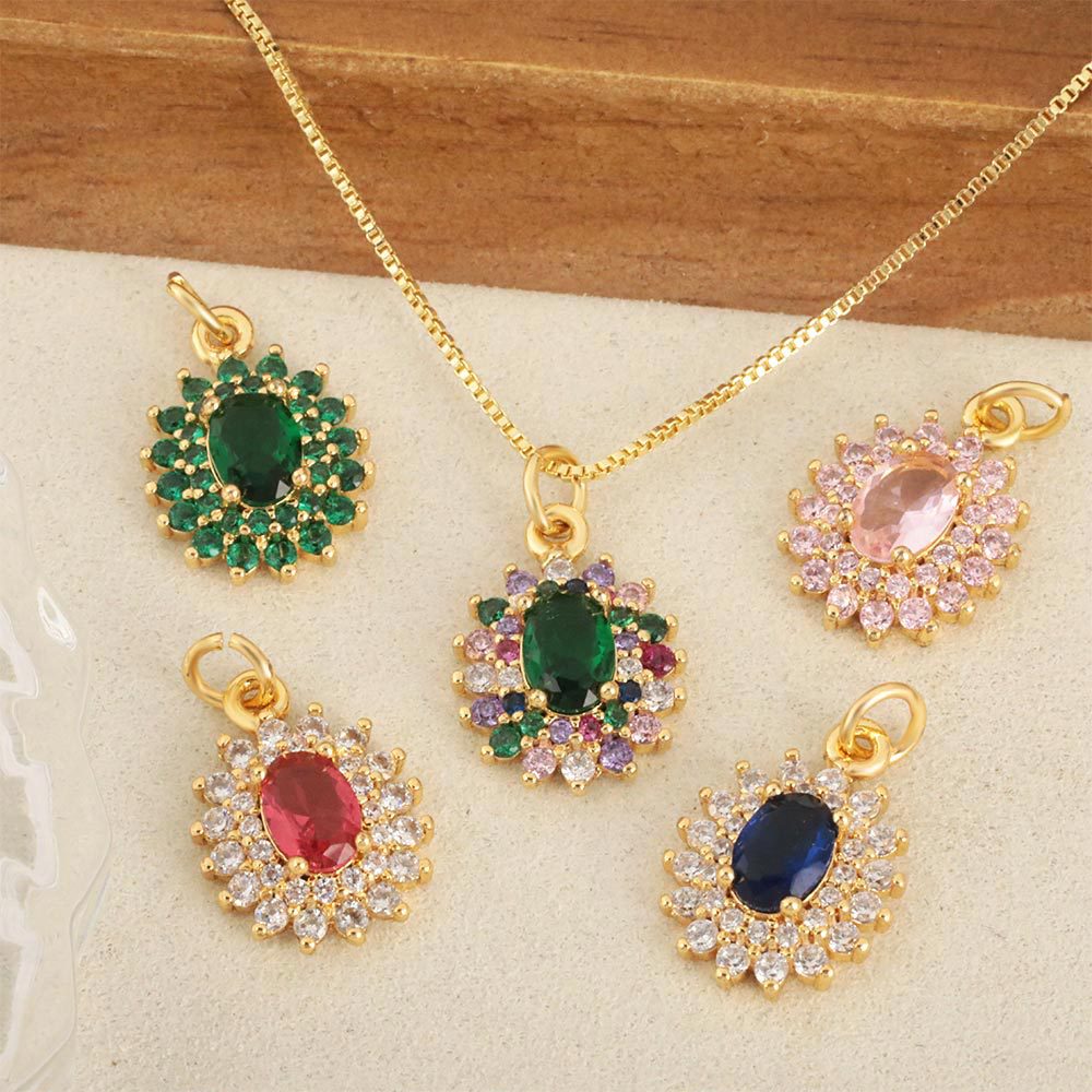 A new creative and luxurious diamond-encrusted pendant for women, a trendy Instagram style necklace, a sweet accessory, and a gift for festivals and parties