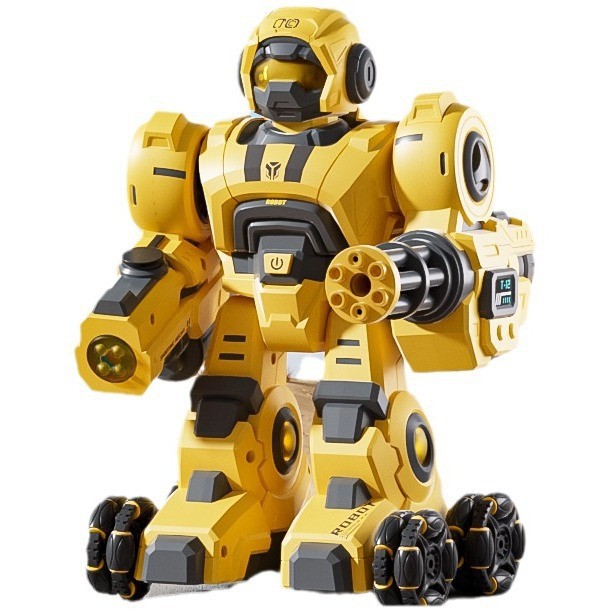 Cross-border new 2.4G remote-controlled robot watch sensor spray two-person battle water bomb electric toy model Item Picture