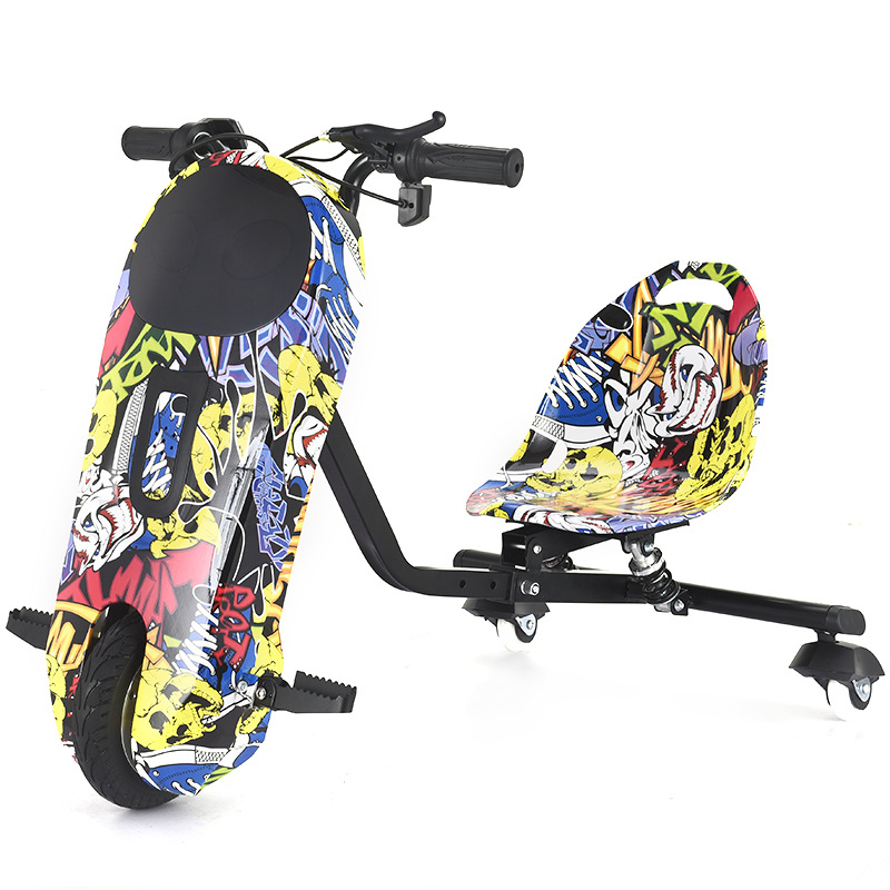 Factory direct supply of large children's drift bear scooters for rent in parks and squares. Wholesale of children's twist scooters in stock Item Picture