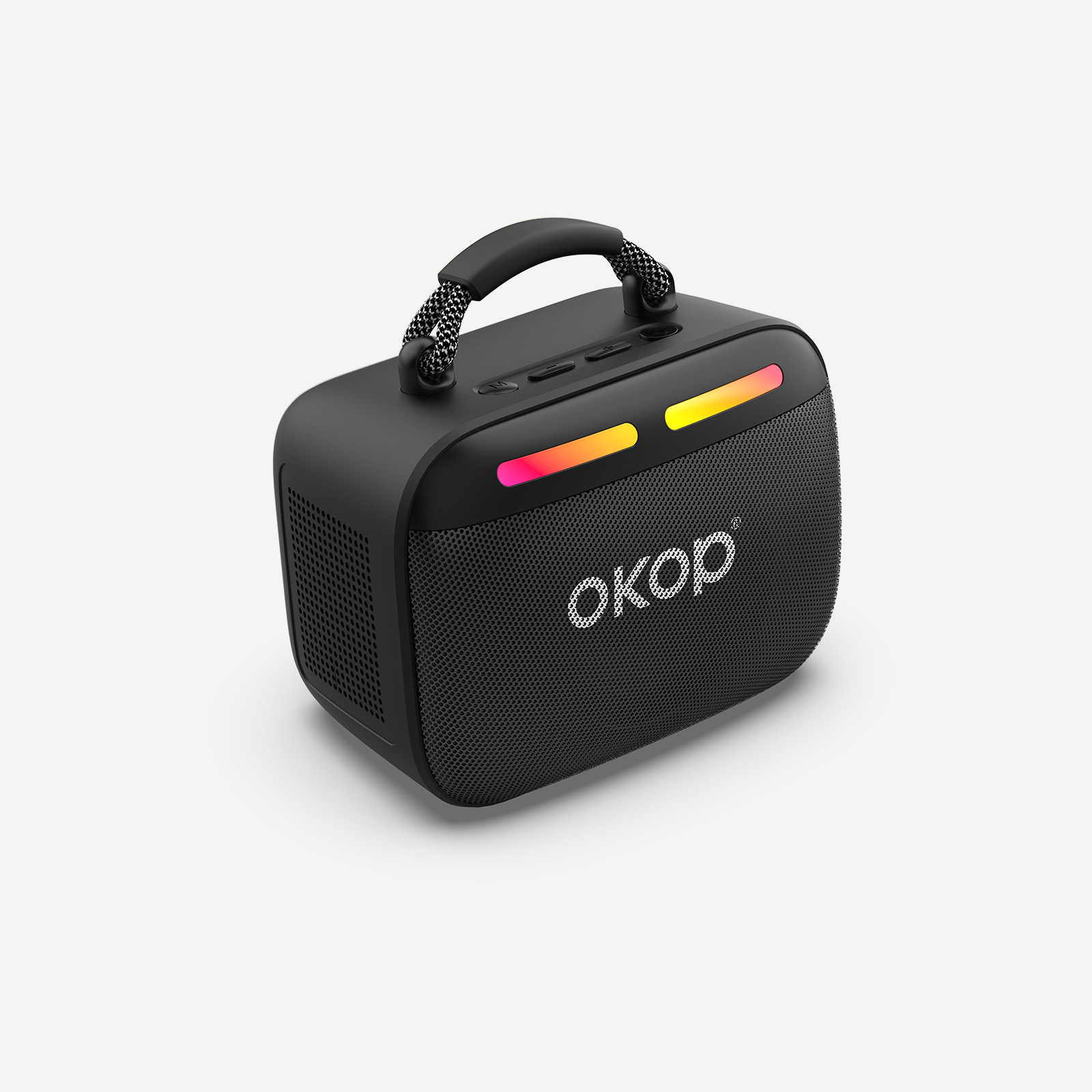 836 bluetooth audio portátil RGB luz de ambiente larga duración tarjeta plug speaker pequeño transfronterizo venta caliente portátil handle al aire libre Item Picture