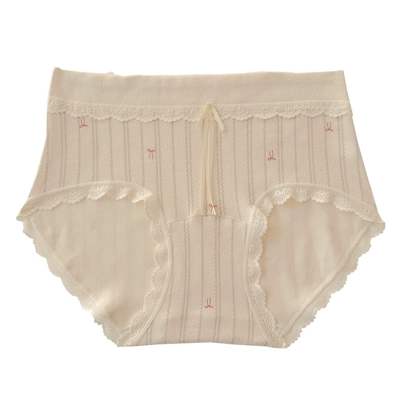 内裤/纯棉内裤女/女士内裤/裤子/大码内裤白底实物图