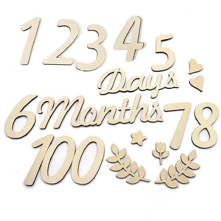 木质数字文字装饰格栅收纳盒置物架密度板木低板铝板多功能组合