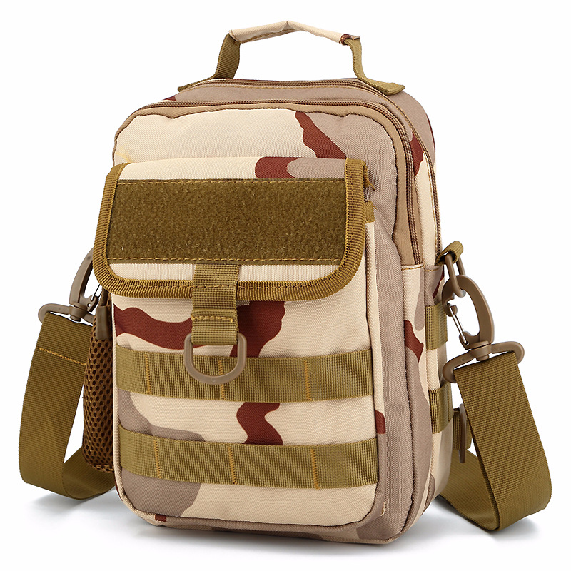 Wholesale outdoor cycling waist bags, men's camouflage tactical single-shoulder bags, water-resistant and wear-resistant sports crossbody bags from the manufacturer details Picture