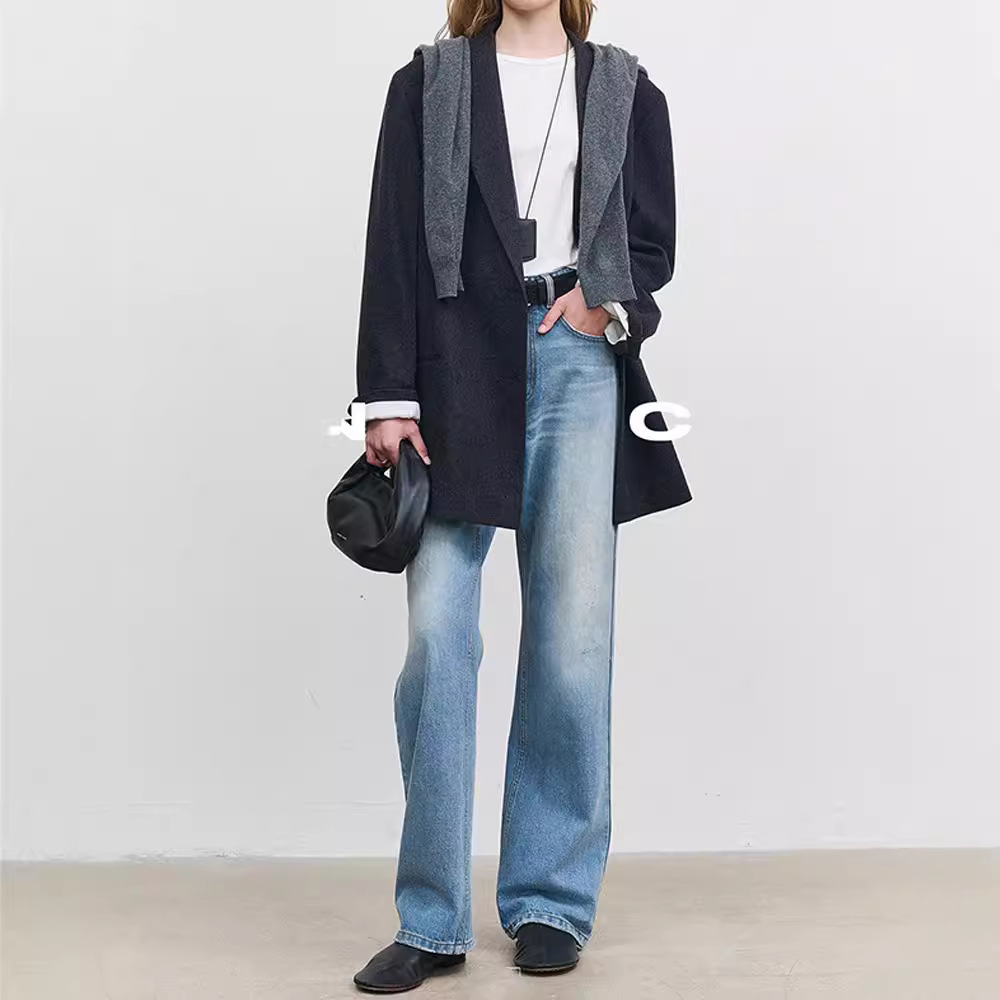 男士牛仔裤实物图