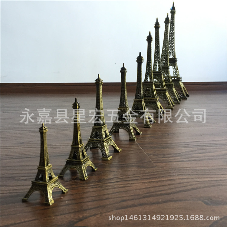 Paris Eiffel Tower Home decoration creative ironwork ornaments, metal handicrafts, architectural models, Eiffel Tower Specification image
