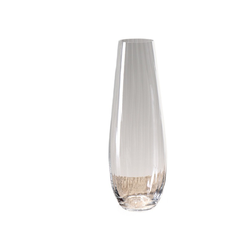 Lex lead-free crystal large vase, a European minimalist style transparent and highly transparent living room hydroponic dried flower decorative item Item Picture