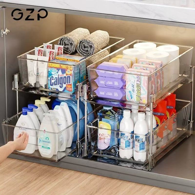 Sink, storage rack, pull-out bathroom cabinet, storage layer under the bathroom, toilet cabinet, various wonders, kitchen Specification image