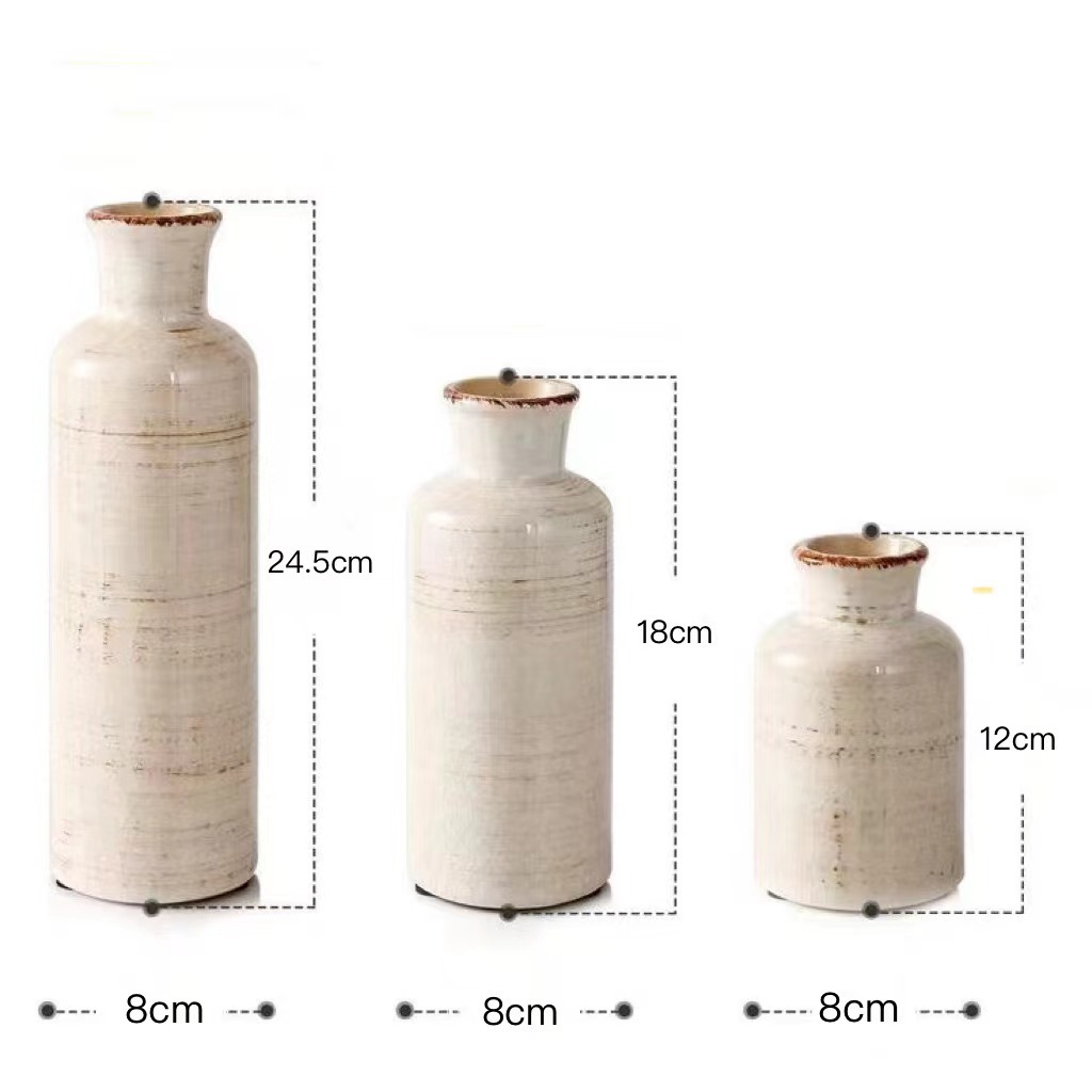 European-style ceramic vases, decorative items, home roses, gilded vases, living room decoration vases, ceramic vases Specification image