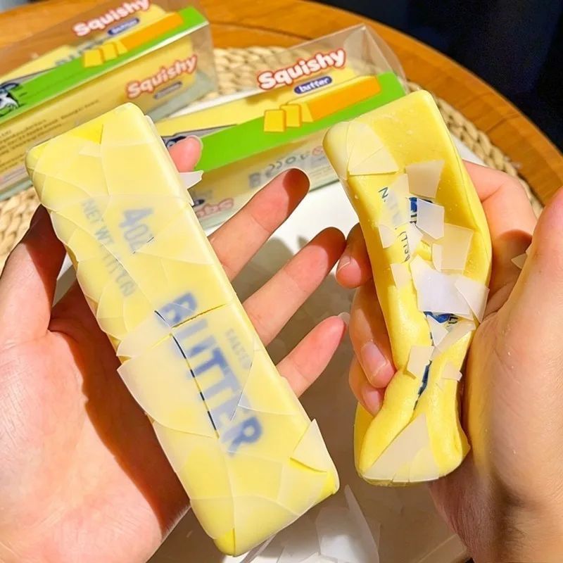 Красный, хрустящий, хрустящий, масляный батончик "butter butter" 2026 новый, выпускающий медленно-отдающий креатив бум-бум Specification image