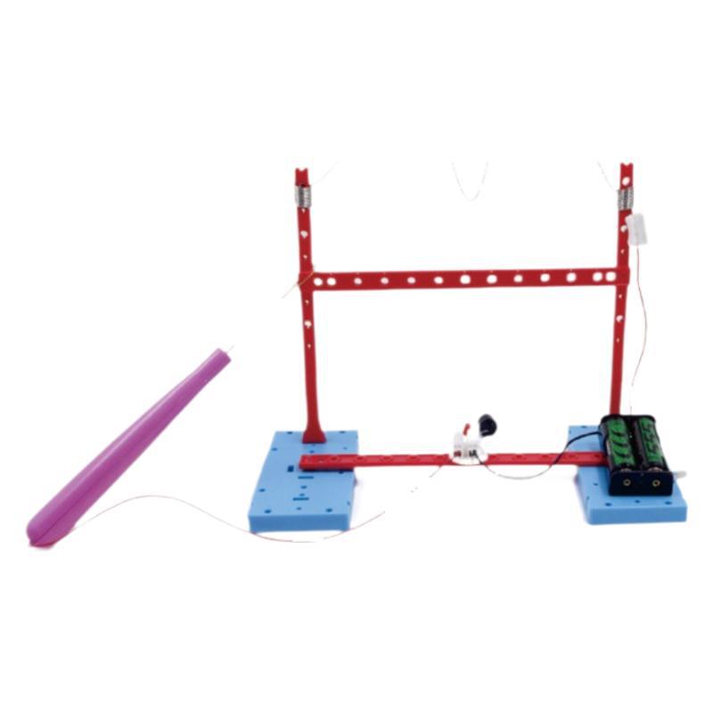 Customized blue base plate for plastic science and technology diy assembly materials, primary school students' science experiment and educational toys Item Picture