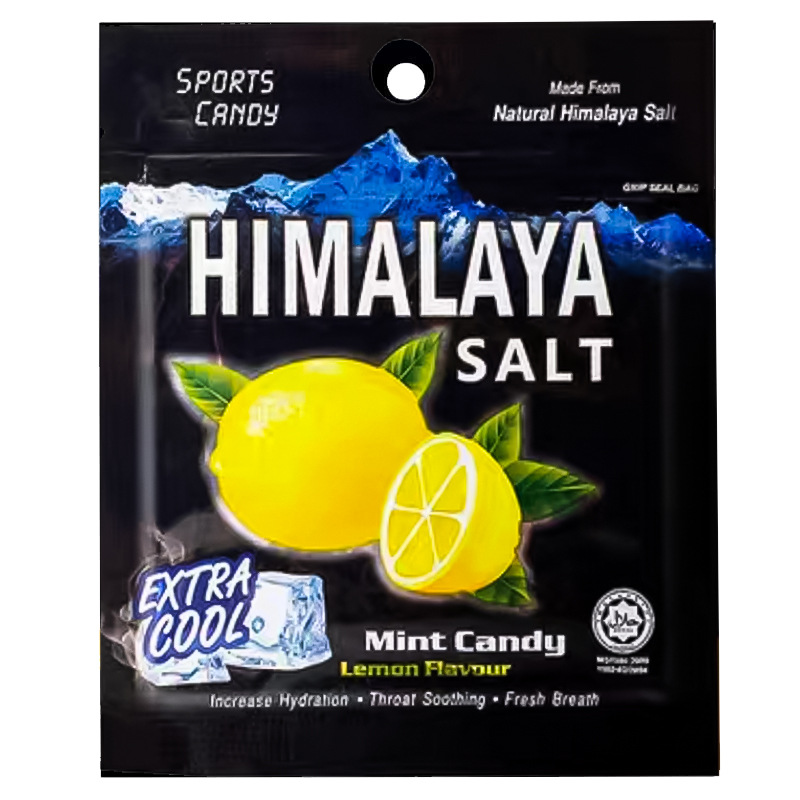 马来西亚进口大马碧富咸柠檬姜汁给力vc薄荷糖15g网红爆款润喉糖白底实物图