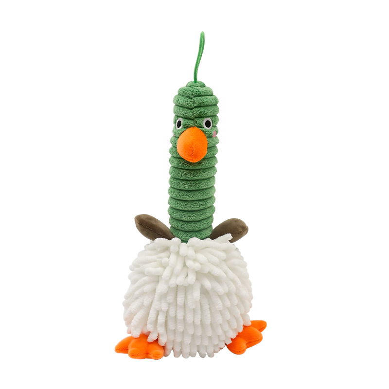 Dibujos animados pato chenille limpiar manos bondadoso multifuncional creativo animal absorbente limpiar manos toalla peluche juguetes al por mayor Item Picture