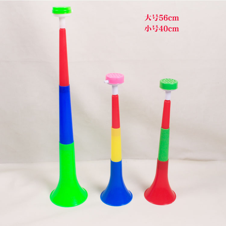 Three-section telescopic horn, sports meeting fan cheering prop, wuuu la la, World Cup prop, children's toy Application Scenario
