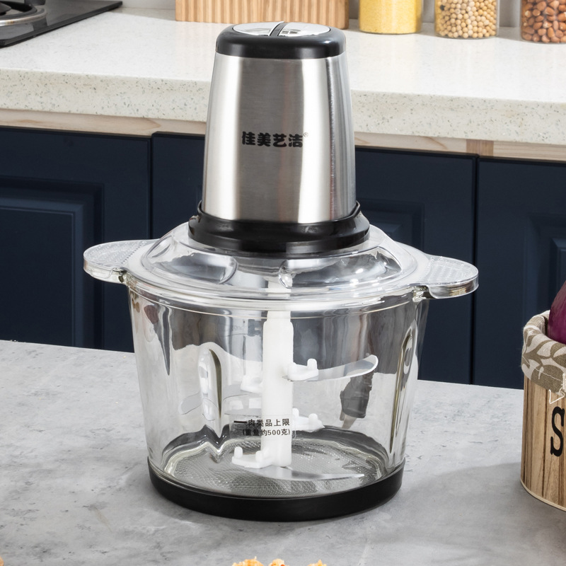Electric meat grinder, household kitchen complementary food cooking blender, vegetable filling machine, double-speed electric vegetable cutter and meat grinder Application Scenario