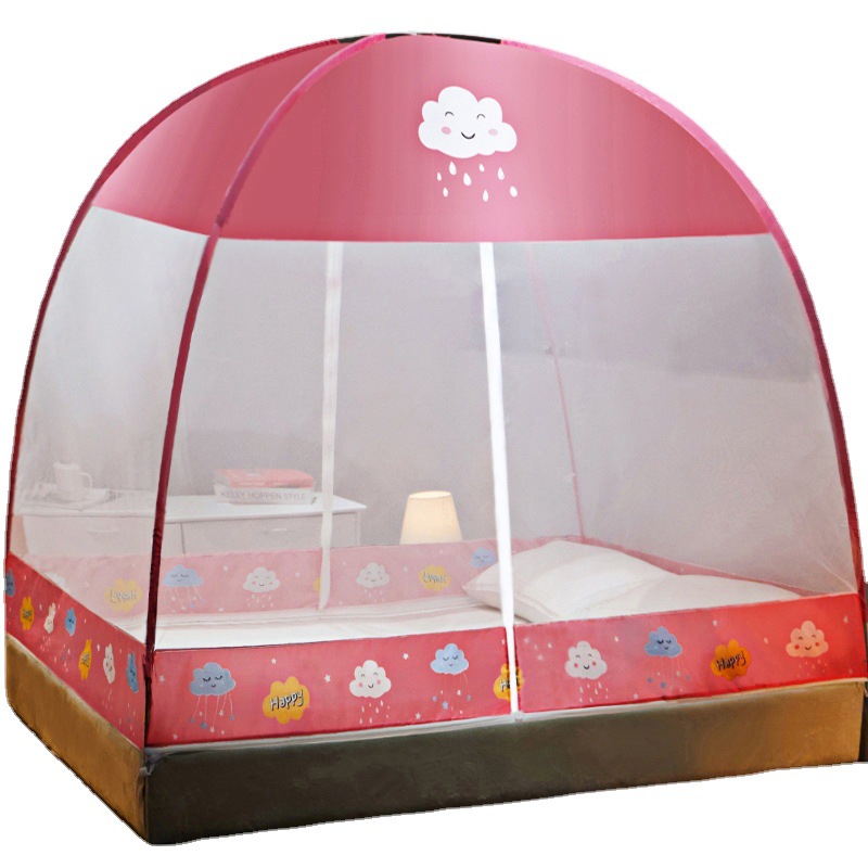 No installation of yurt mosquito nets, 1.8-meter household bed, 1.5-meter student tent, 1.2-meter magic mosquito net manufacturer wholesale Item Picture
