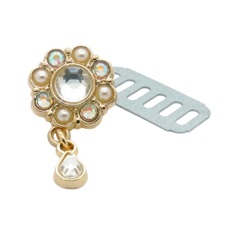 Bag, ring, flower, decorative sign, ticket clip, diamond decorative buckle, exquisite and fashionable accessory, hardware buckle Item Picture
