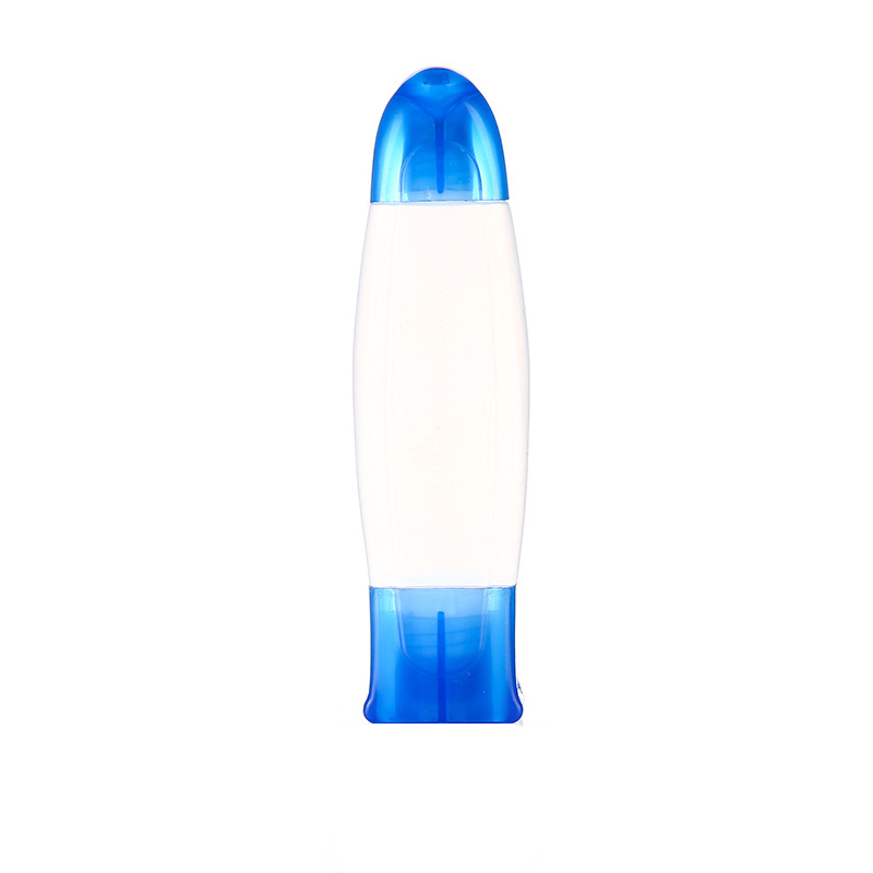 Doble cabezal gel split pack botella vacía protector solar botella vacía botella de gel líquido botella de pigmento botella de plástico PE fabricante suministro personalizado Item Picture