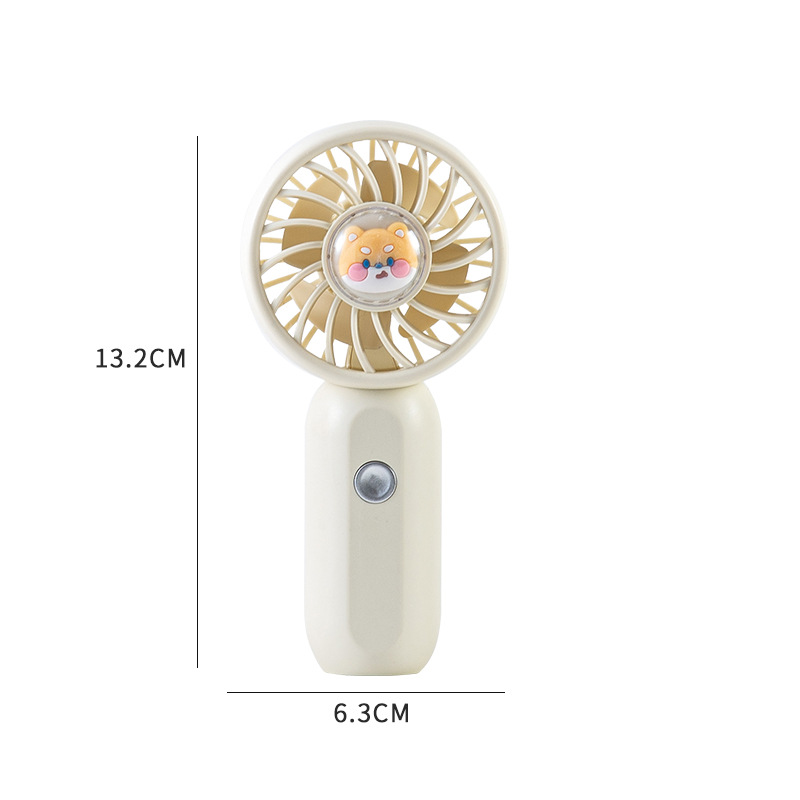 Portable handheld fan with dry battery, small electric fan, cool and portable for outdoor use Item Picture