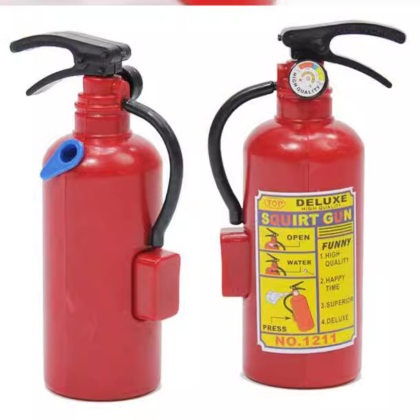 Creative prank fire extinguisher water gun, red-shaped silicone water gun toy, funny pinch slow rebound small commodity Item Picture