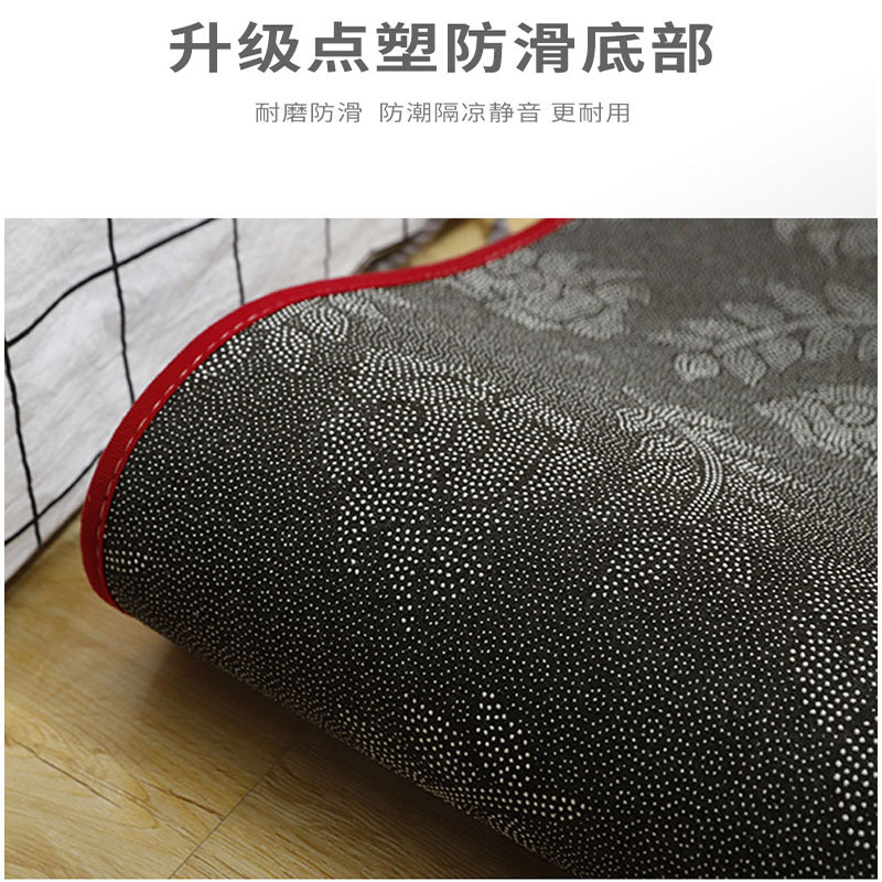 卫生间地垫门口吸水耐脏浴室防滑垫加厚毛绒厕所进门脚垫可机洗细节图