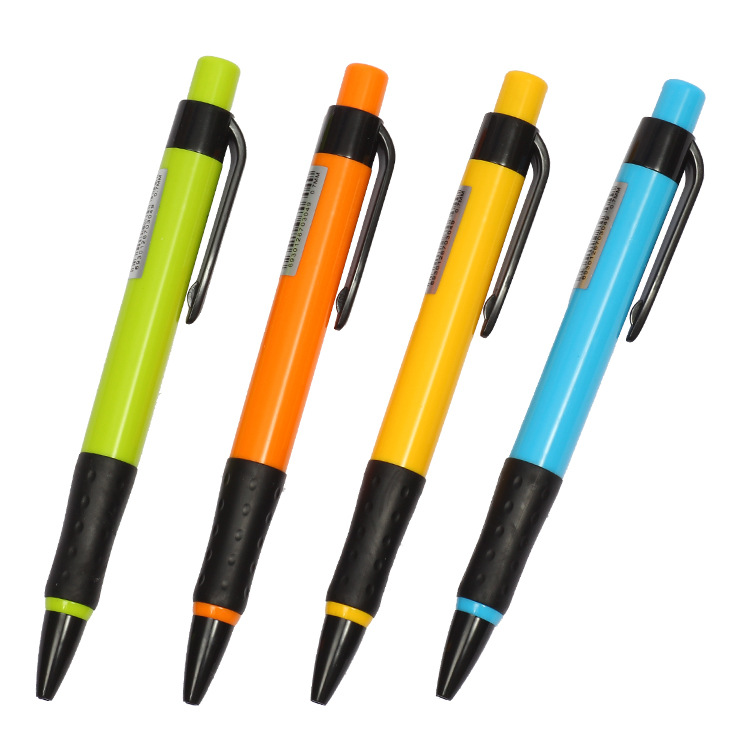 Tianfeng Ballpoint Pen 587A press plastic office ballpoint pen wholesale, smooth writing details Picture