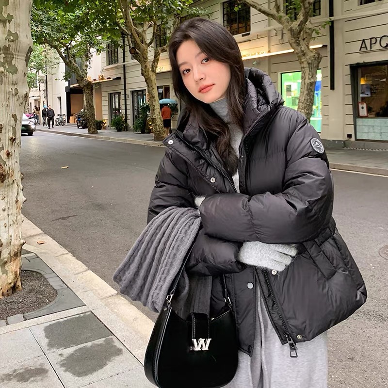 羽绒背心实物图