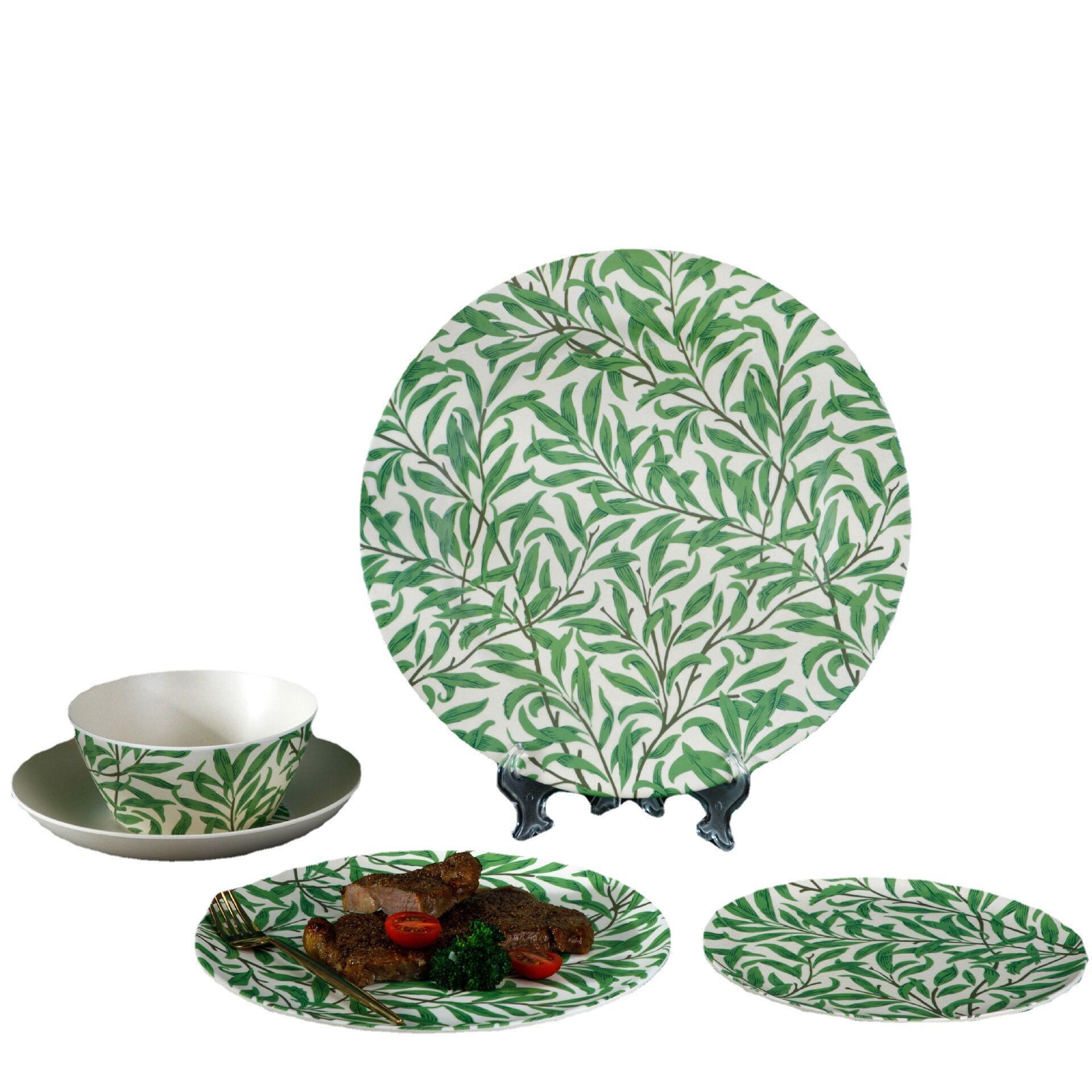 盘子/海鲜盘/陶瓷盘/西式餐盘/餐盘盘子白底实物图