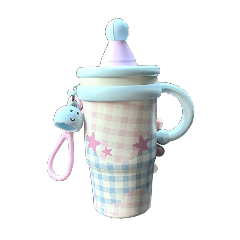 كوب قهوة كايتي الساخن ذو سعة كبيرة ويحمل كوب قهوة الرياضية للفتيان والفتيات Item Picture