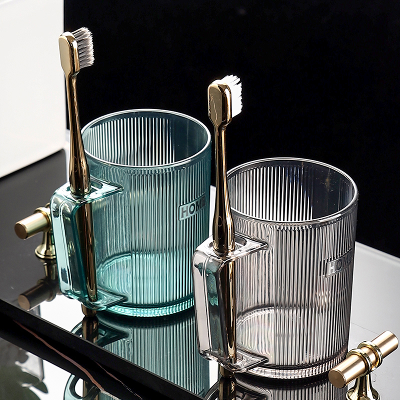 Simple household toiletry cups, couple mouthwash cups, brushing cups, light luxury, high appearance level, toothache cups, family sets details Picture